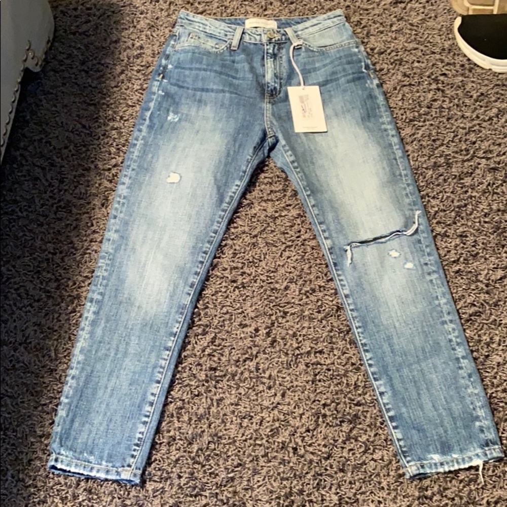 Flying monkey distressed straight leg